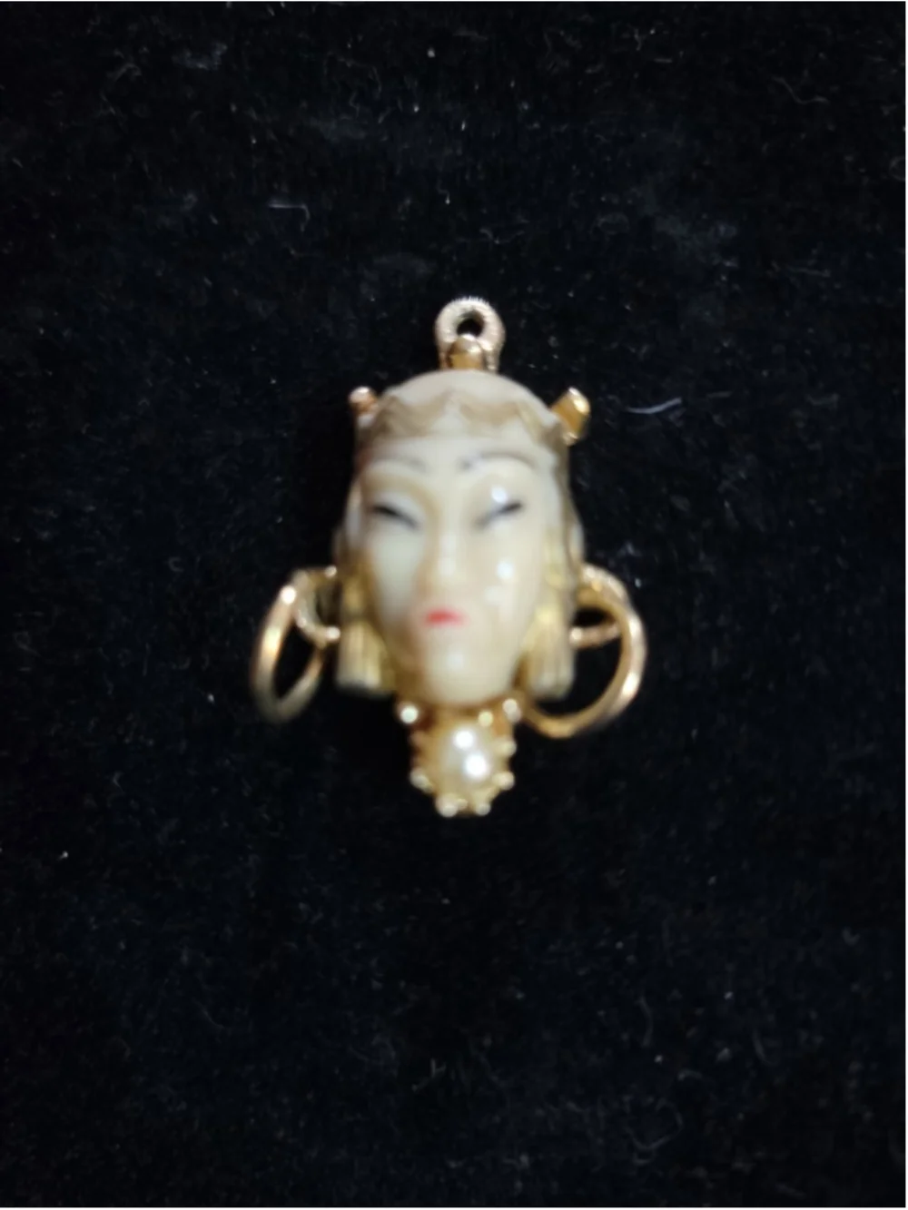 Vintage Unsigned SELRO Asian Princess Charm Mid Century Beautiful